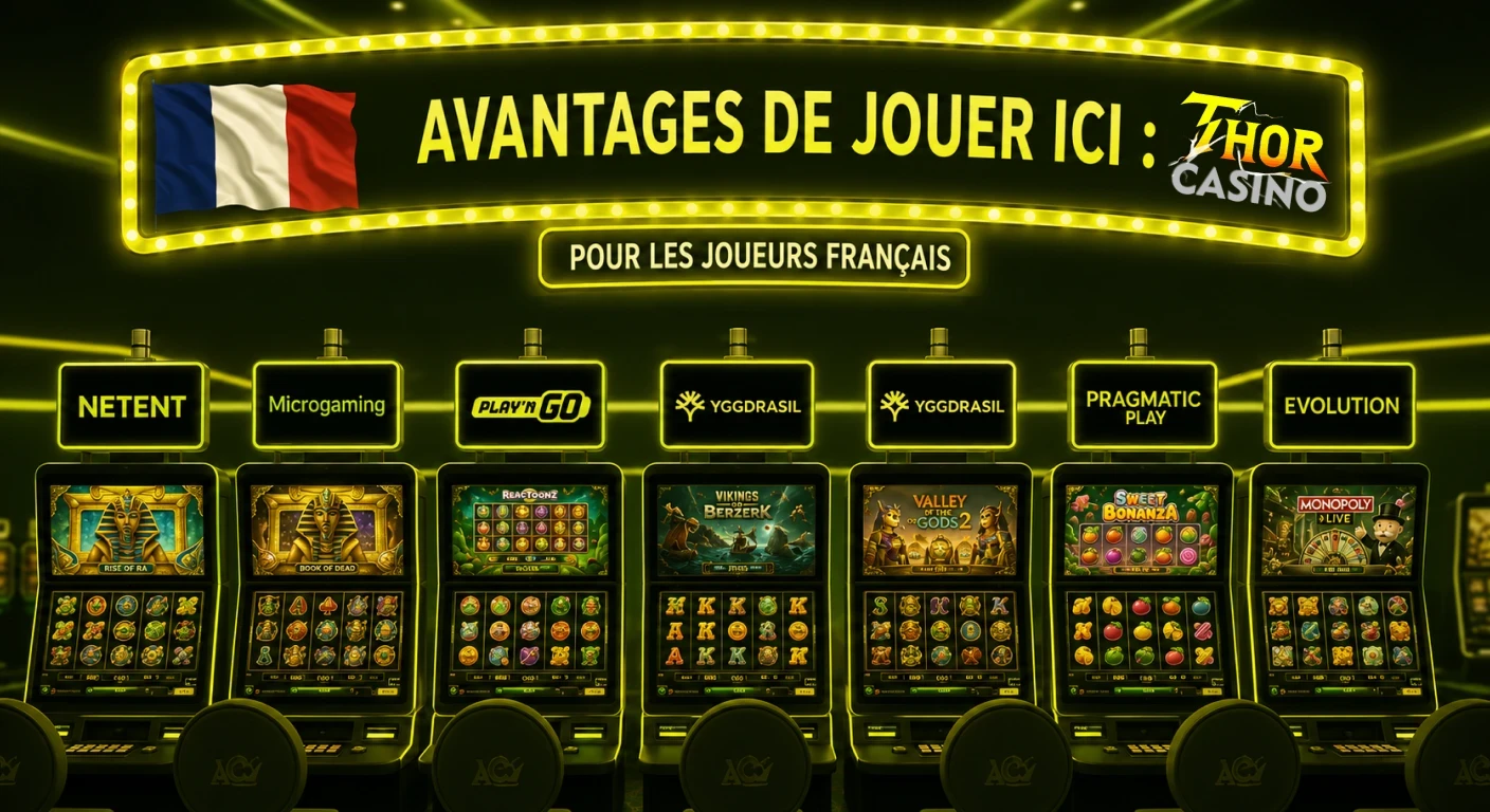 ThorCasino éditeurs jeux